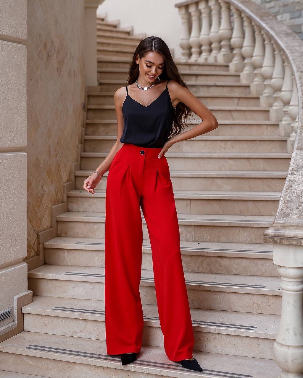 womens wide leg flare trousers wholesale 93